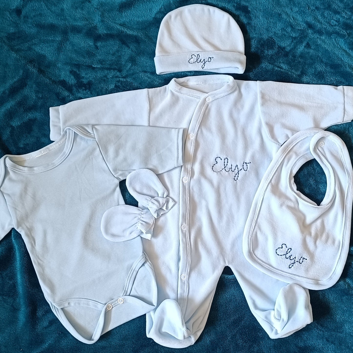 Ensemble pyjama bébé en velours