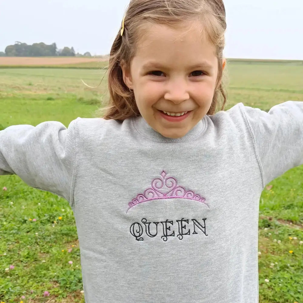 sweat shirt enfant queen