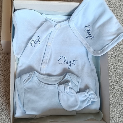 Ensemble pyjama bébé en velours